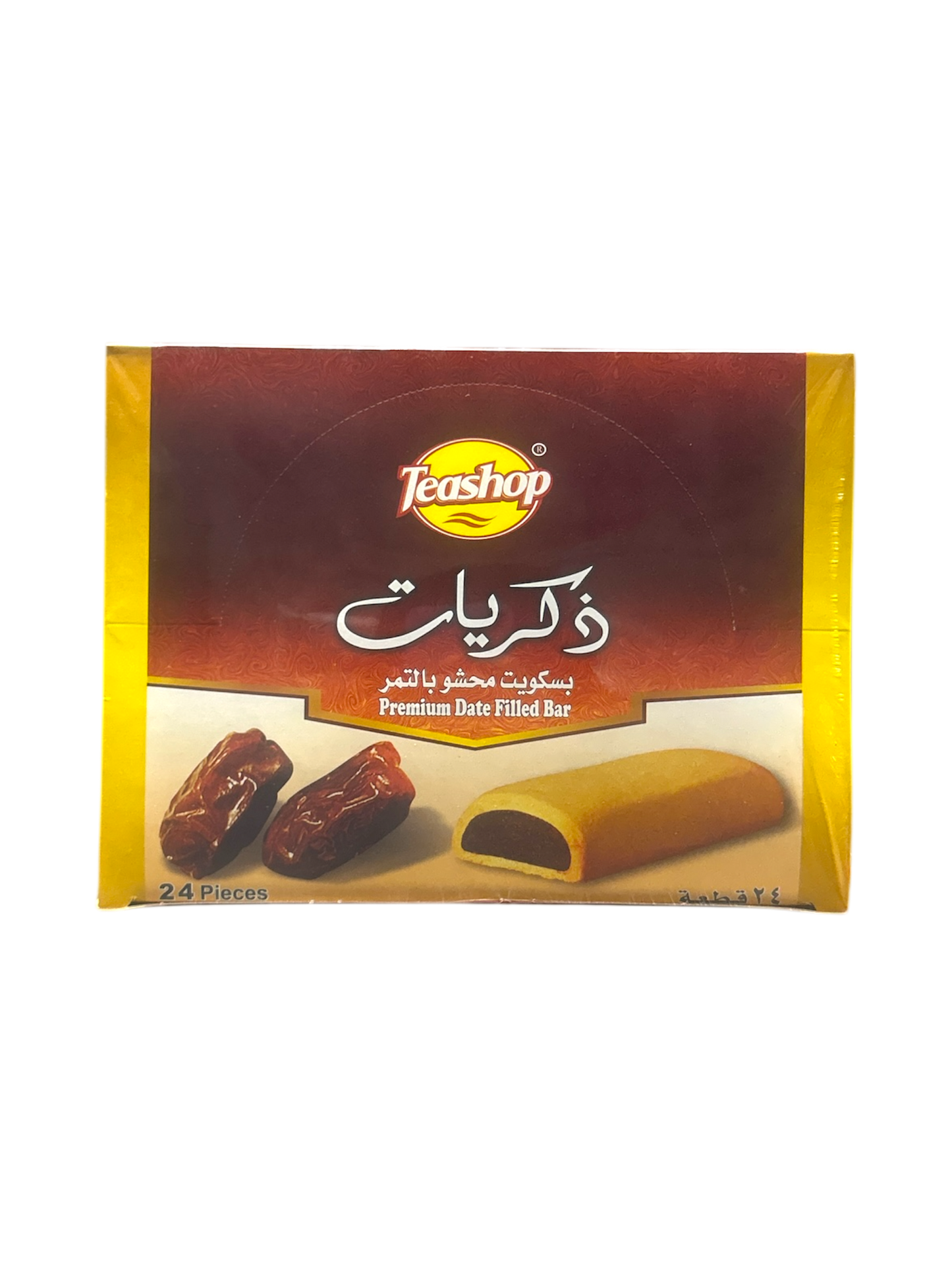 Teashop - Premium Date Filled Bar Pack of 24