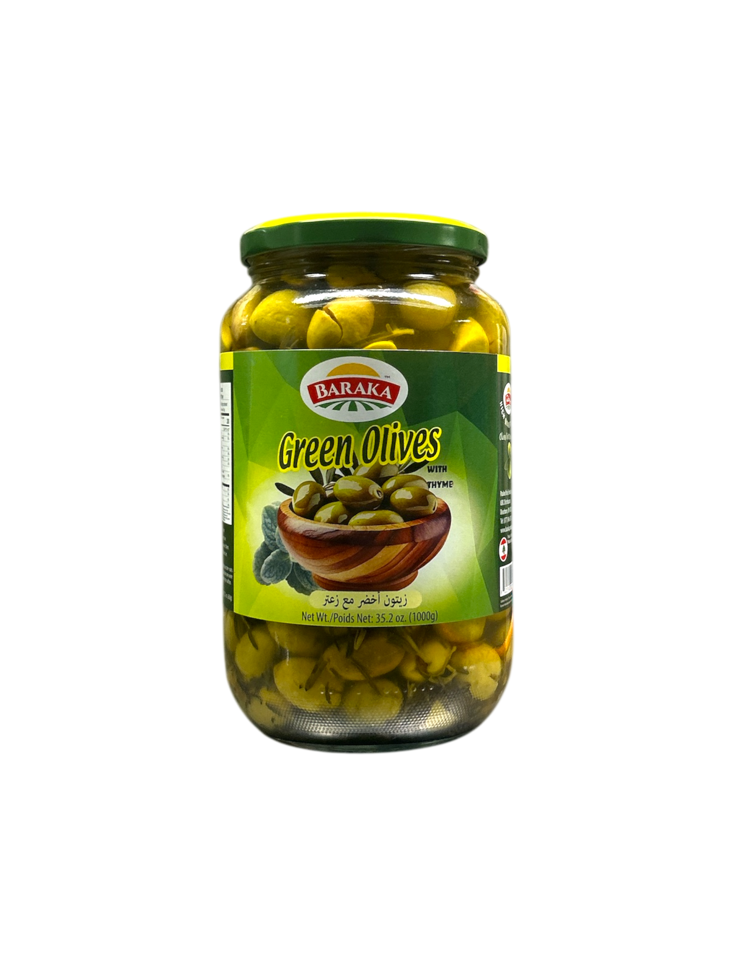 Baraka - Green Olives with Thyme