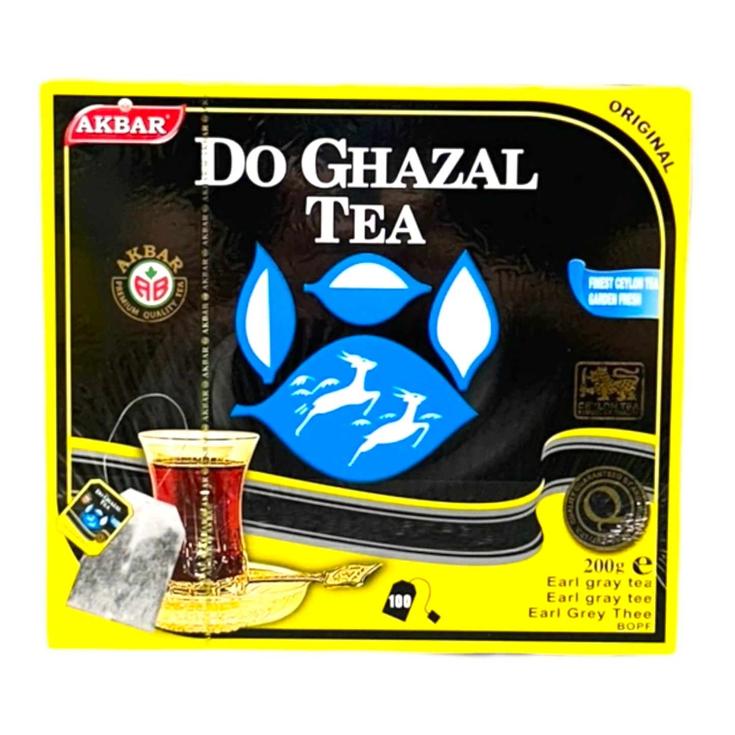 Do Ghazal - Earl Gray Tea Bags, 100 Tea Bags