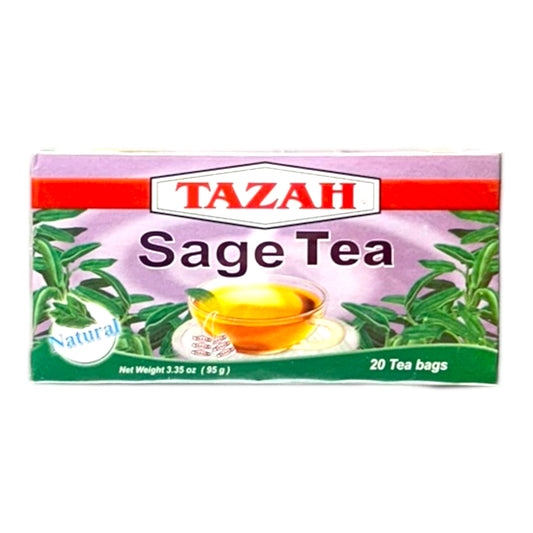 Tazah - Sage Tea, Herbal Tea, 20 Tea Bags