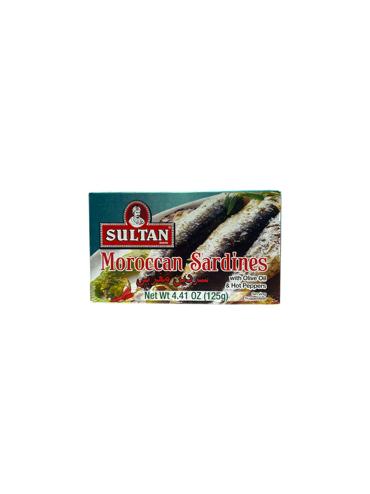 Sultan - Moroccan Sardines with Olive Oil and Hot Peppers 125g