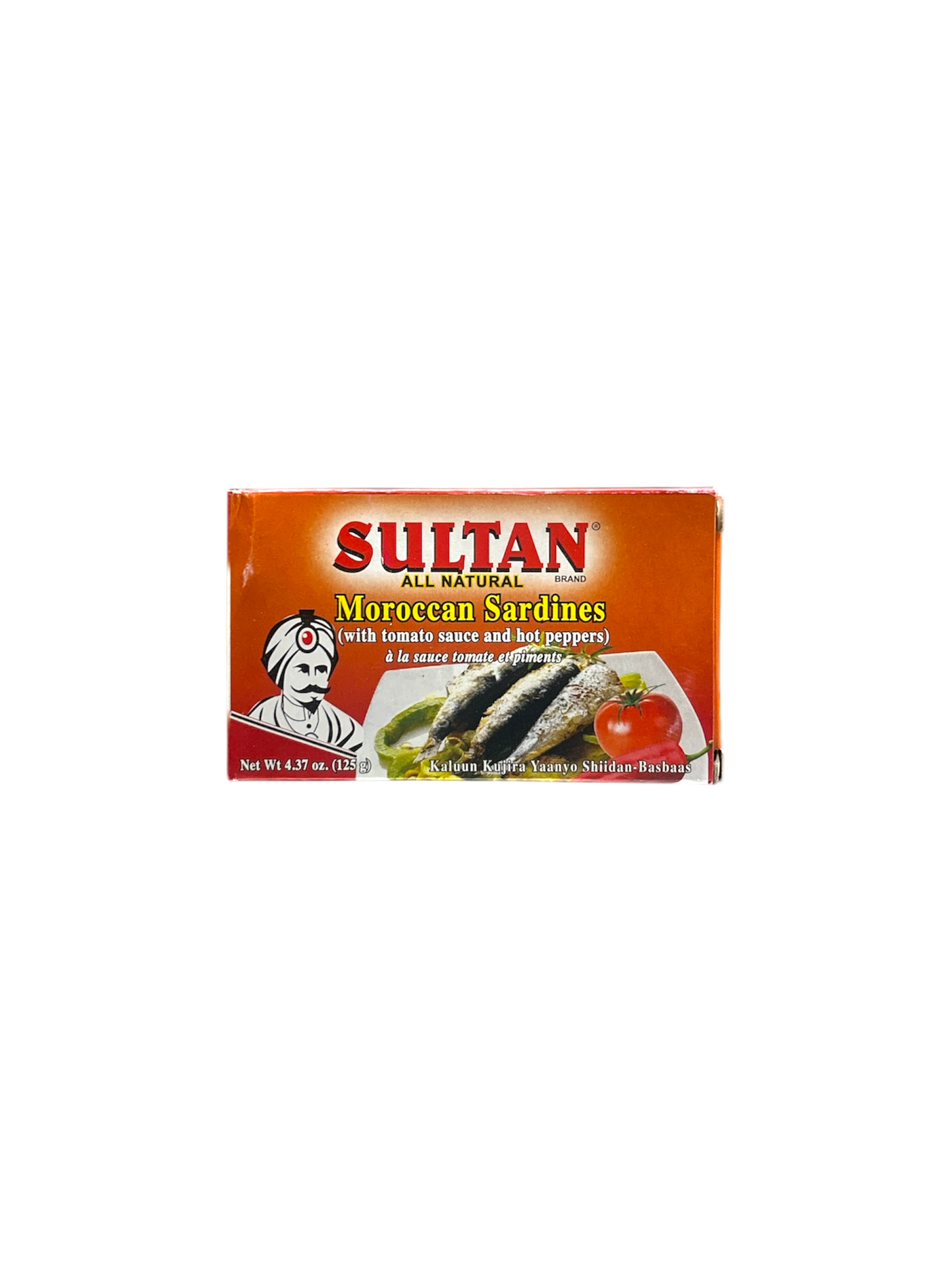Sultan - Moroccan Sardines with Tomato Sauce & Hot Peppers 125g