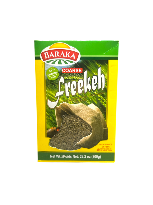 Baraka - Coarse Freekeh (Fire Roasted Cracked Green Wheat) 800g