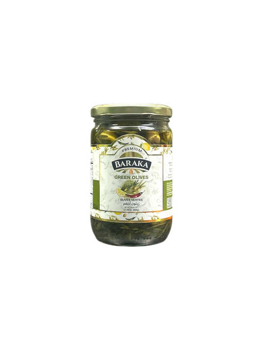 Baraka - Green Olives 600g