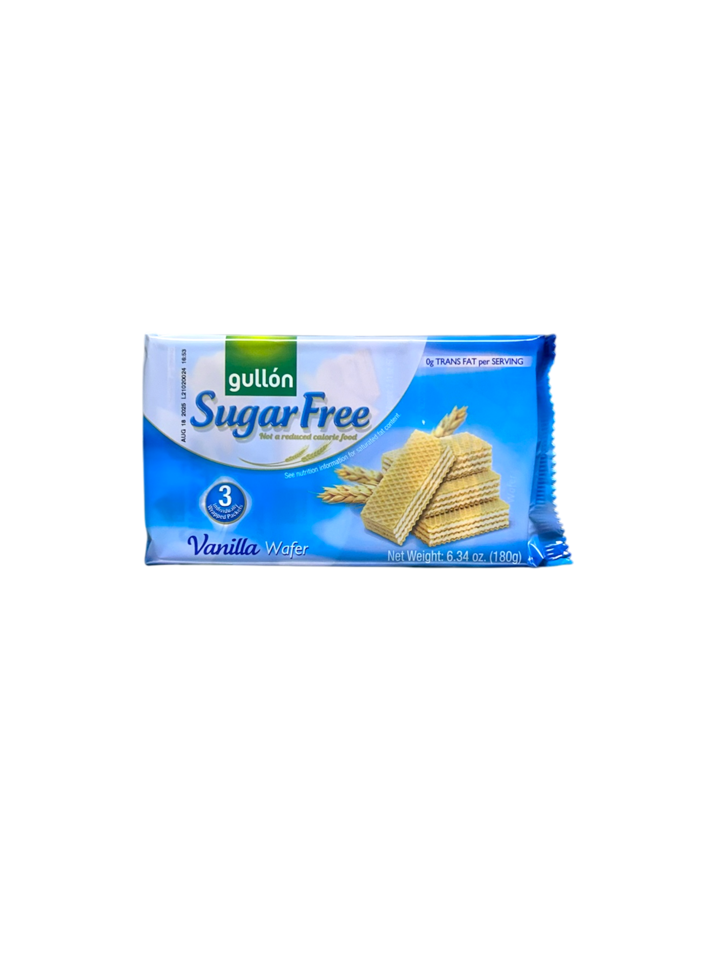 Gullon - Sugar Free Vanilla Wafer 180g