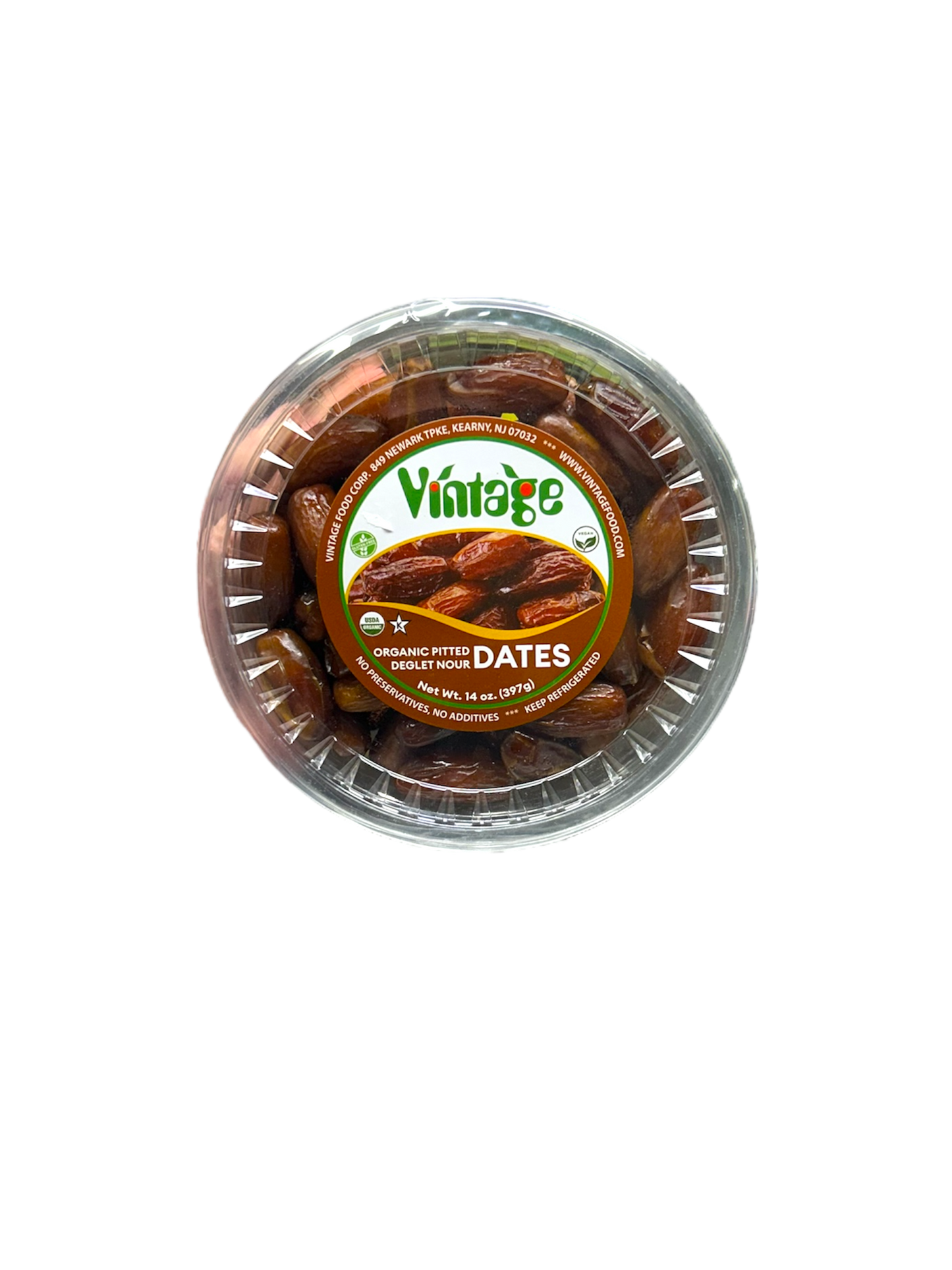 Vintage - Organic Pitted Deglet Nour Dates 14oz