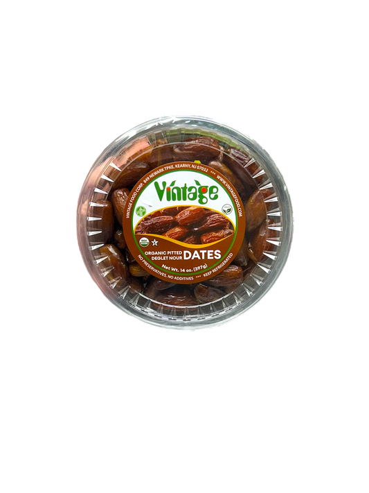 Vintage - Organic Pitted Deglet Nour Dates 14oz
