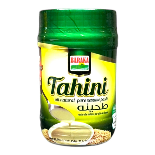 Baraka - Tahini, All Natural Pure Sesame Paste, 454g