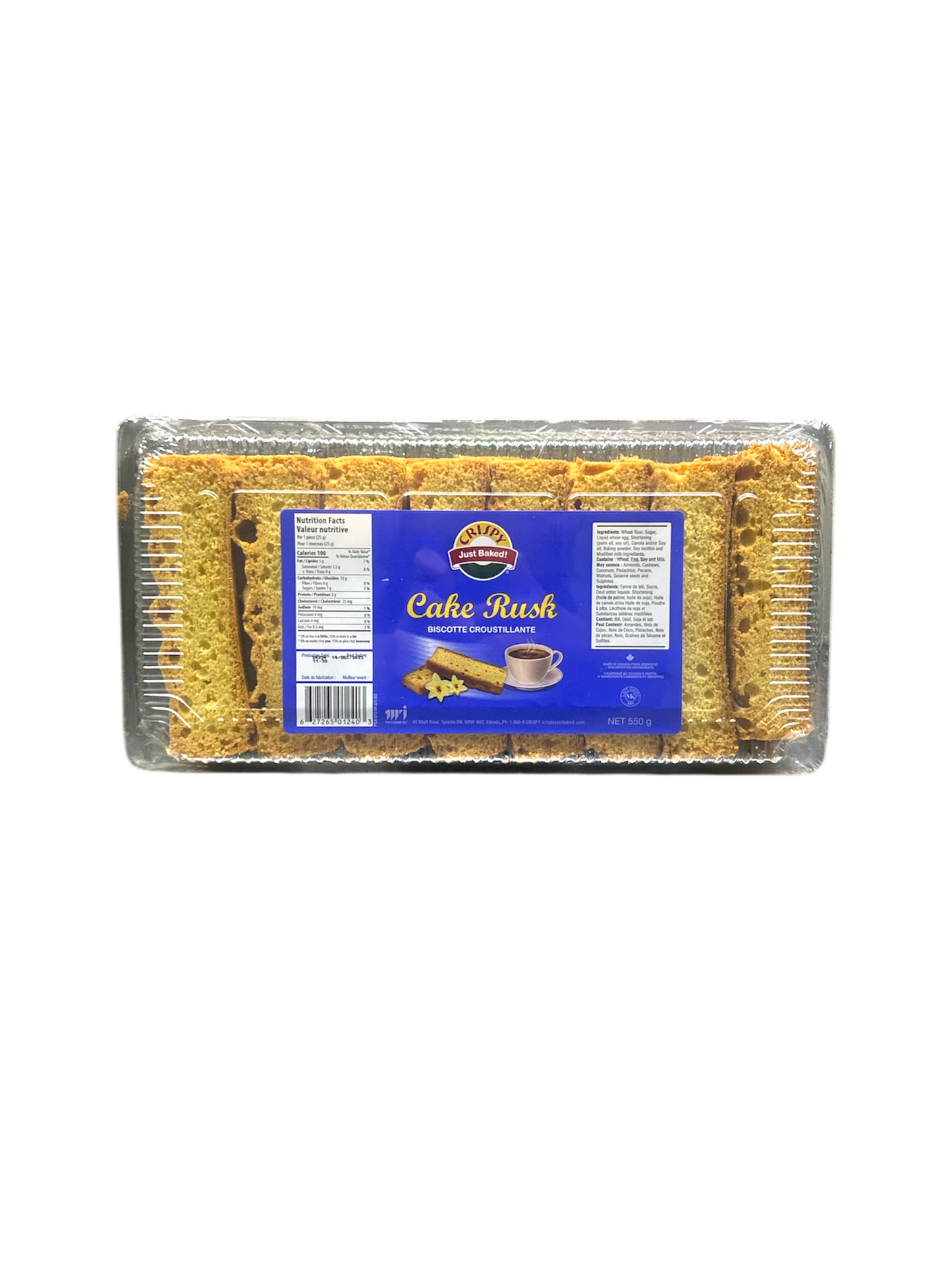 Crispy cake rusk, alfourat grocery